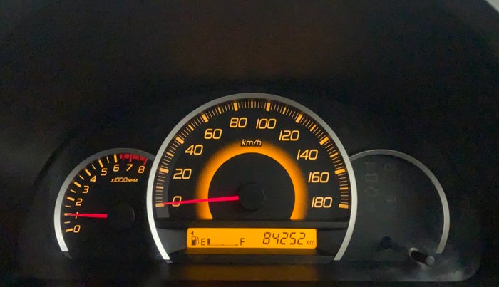 2013 Maruti Wagon R 1.0 VXI, Petrol, Manual, 84,252 km, Odometer Image