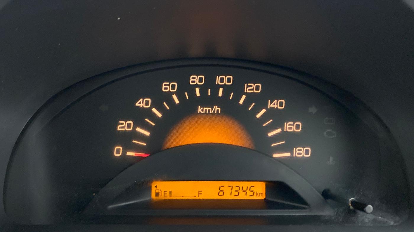 2012 Maruti Wagon R 1.0 LXI, Petrol, Manual, 67,345 km, Odometer Image
