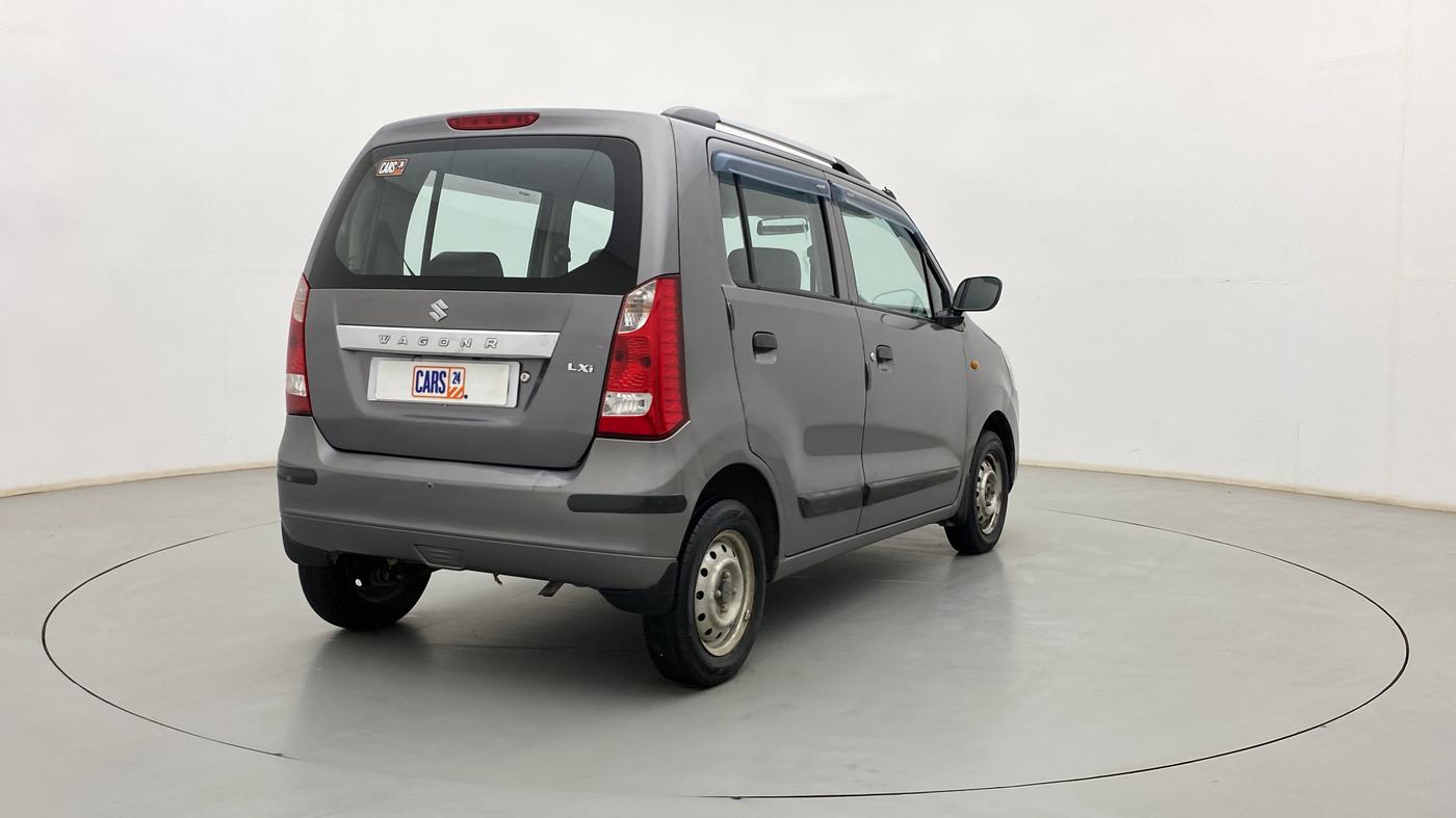 2012 Maruti Wagon R 1.0 LXI, Petrol, Manual, 67,345 km, Right Back Diagonal
