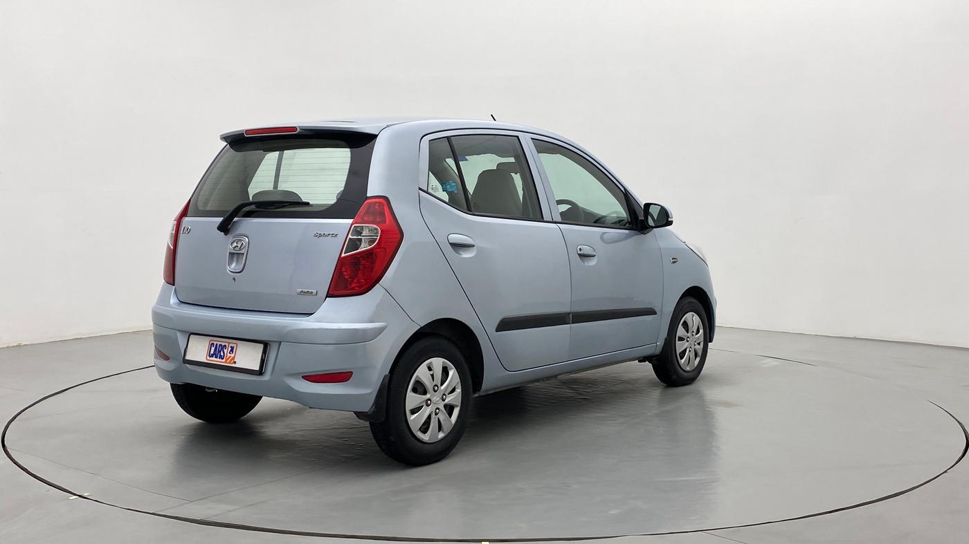 2013 Hyundai i10 SPORTZ 1.2 AT KAPPA2, Petrol, Automatic, 29,021 km, Right Back Diagonal