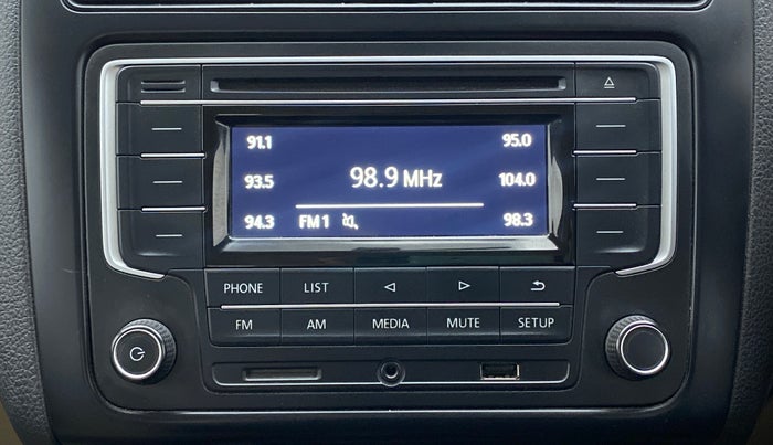 2017 Volkswagen Ameo COMFORTLINE PLUS PETROL, Petrol, Manual, 47,323 km, Infotainment System