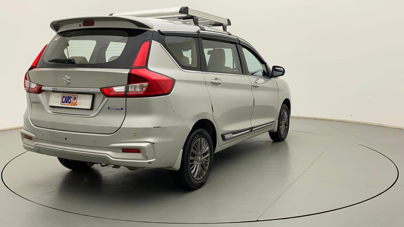 2019 Maruti Ertiga ZXI+ SHVS, Petrol, Manual, 71,580 km, Right Back Diagonal