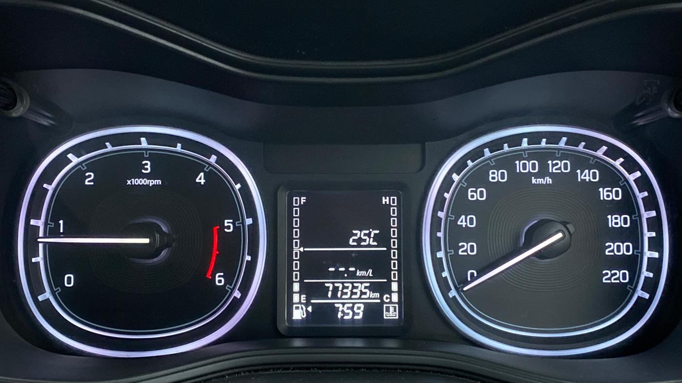 2017 Maruti Vitara Brezza ZDI, Diesel, Manual, 77,501 km, Odometer Image