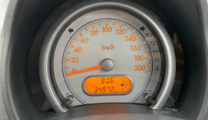 2013 Maruti Ritz VXI, Petrol, Manual, 34,971 km, Odometer Image