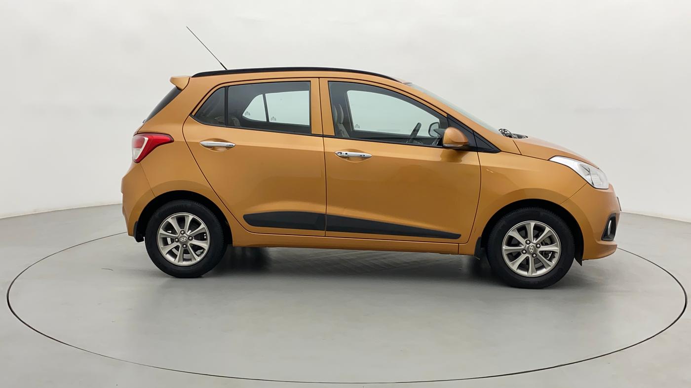 2016 Hyundai Grand i10 ASTA (O) 1.2 KAPPA VTVT, Petrol, Manual, 63,720 km, Right Side View