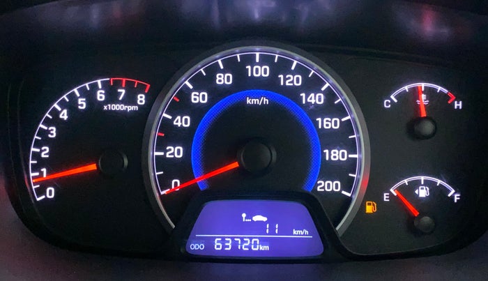 2016 Hyundai Grand i10 ASTA (O) 1.2 KAPPA VTVT, Petrol, Manual, 63,720 km, Odometer Image