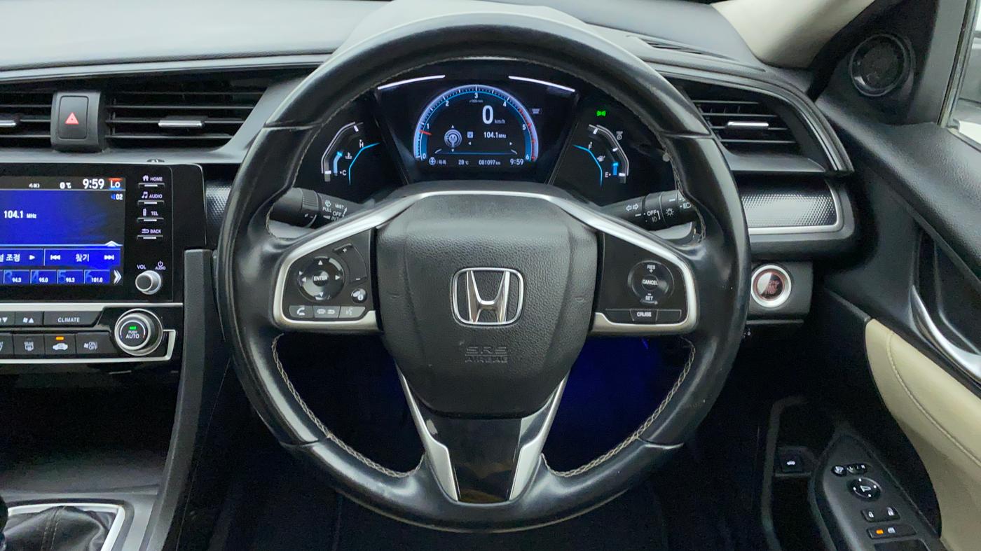 2019 Honda Civic VX DIESEL, Diesel, Manual, 81,646 km, Steering Wheel Close Up