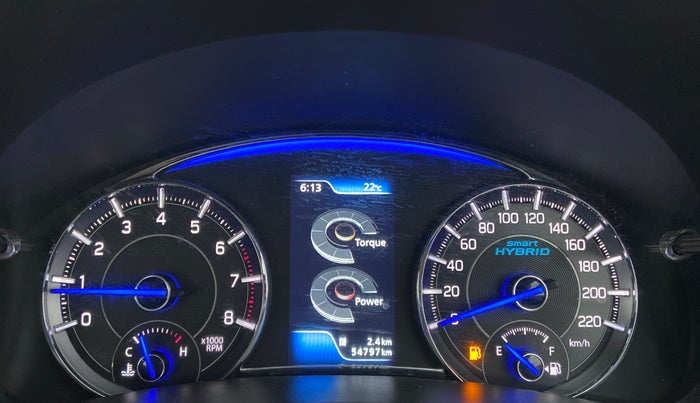 2020 Maruti Ciaz ALPHA 1.5 SHVS PETROL, Petrol, Manual, 54,797 km, Odometer Image