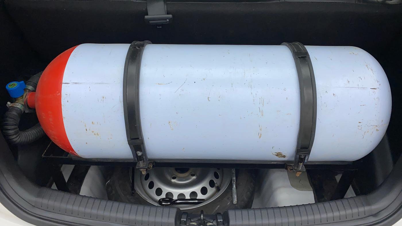 2018 Hyundai GRAND i10 PRIME T+ CNG, CNG, Manual, 39,732 km, Boot Inside