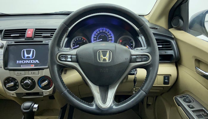 2012 Honda City 1.5L I-VTEC V AT SUNROOF, Petrol, Automatic, 1,11,965 km, Steering Wheel Close Up