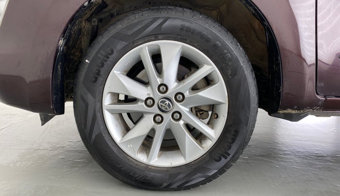 2016 Toyota Innova Crysta 2.4 VX 7 STR, Diesel, Manual, 72,147 km, Left Front Wheel
