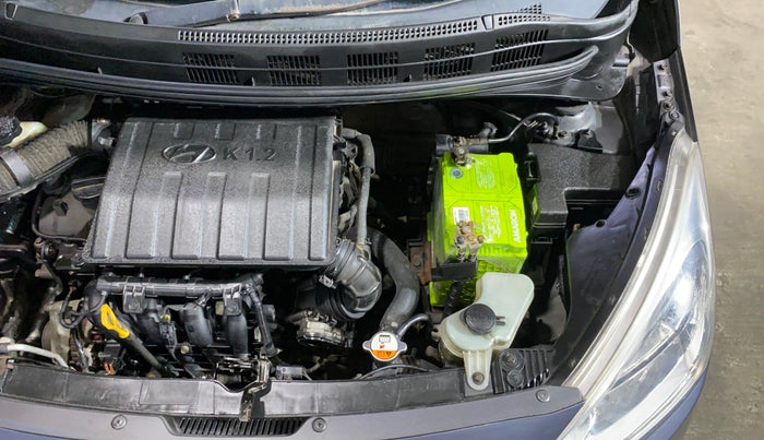 2014 Hyundai Grand i10 SPORTZ 1.2 KAPPA VTVT, Petrol, Manual, 1,00,120 km, Engine View - Left