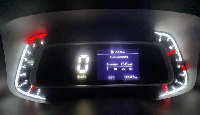 2022 KIA SONET HTK 1.2, Petrol, Manual, 98,946 km, Odometer Image