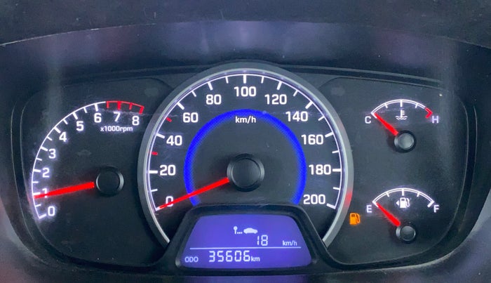 2017 Hyundai Grand i10 MAGNA 1.2 KAPPA VTVT, CNG, Manual, 35,810 km, Odometer Image