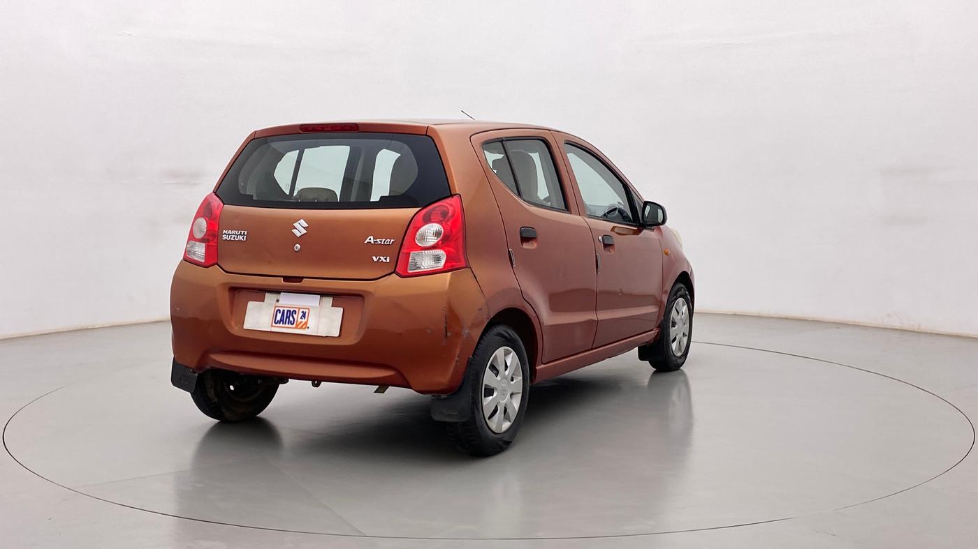 2010 Maruti A Star VXI, Petrol, Manual, 64,103 km, Right Back Diagonal