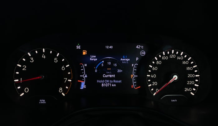 2021 Jeep Compass LIMITED (O) 1.4 PETROL DCT, Petrol, Automatic, 81,051 km, Odometer Image