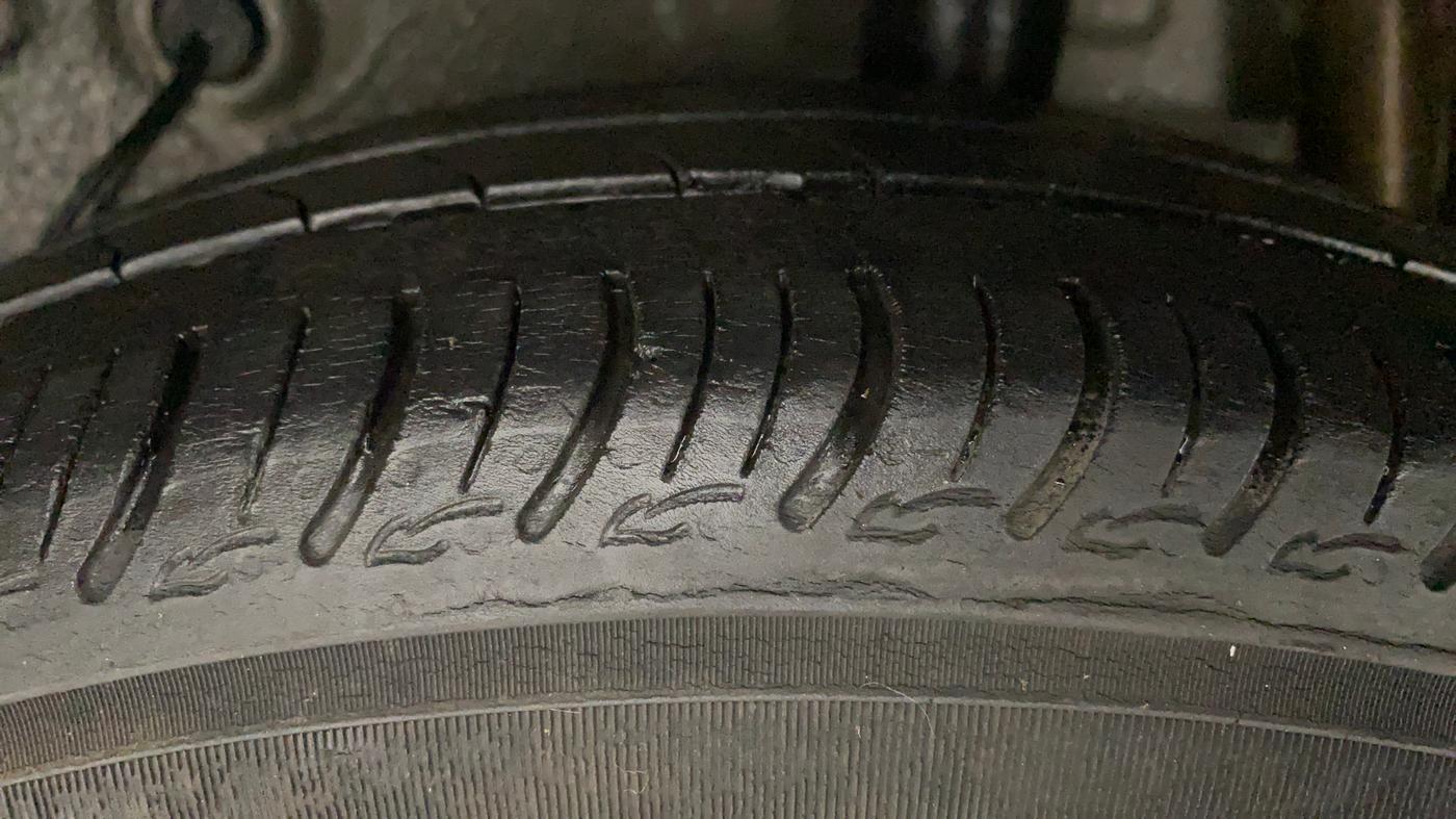 2019 Maruti Celerio X ZXI (O), CNG, Manual, 90,700 km, Left Rear Tyre Tread