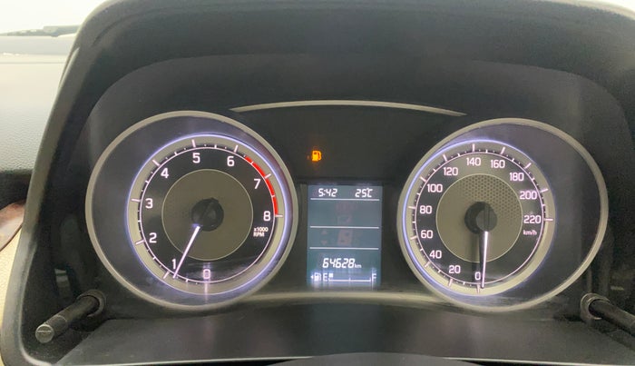 2019 Maruti Dzire ZXI, Petrol, Manual, 64,616 km, Odometer Image