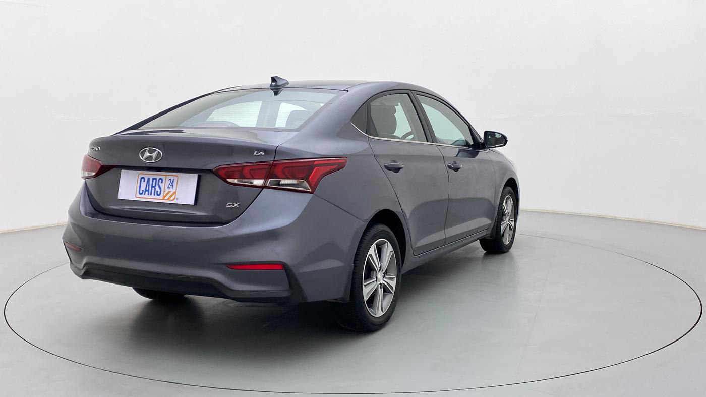 2017 Hyundai Verna 1.6 SX VTVT, Petrol, Manual, 29,275 km, Right Back Diagonal