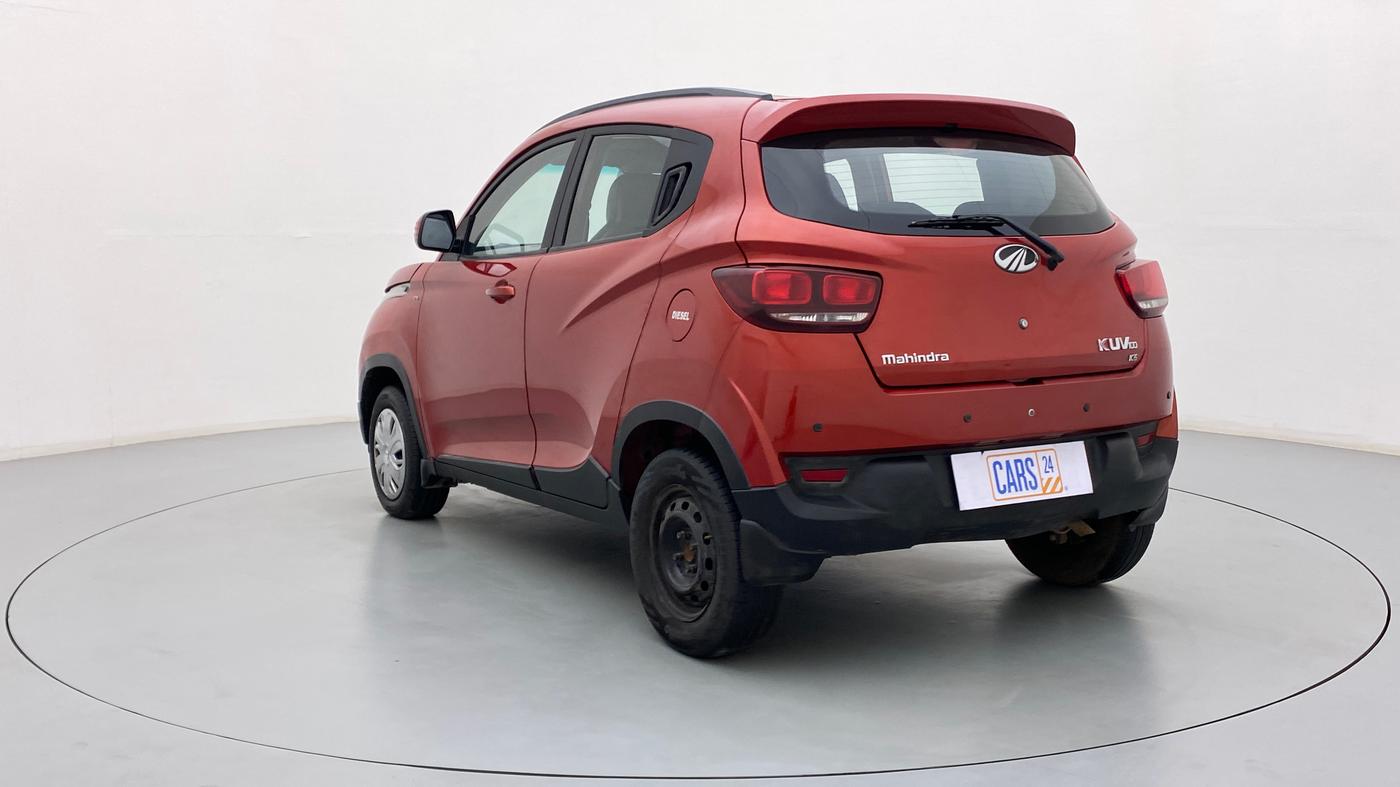 2016 Mahindra Kuv100 K6 D 6 STR, Diesel, Manual, 87,242 km, Left Back Diagonal