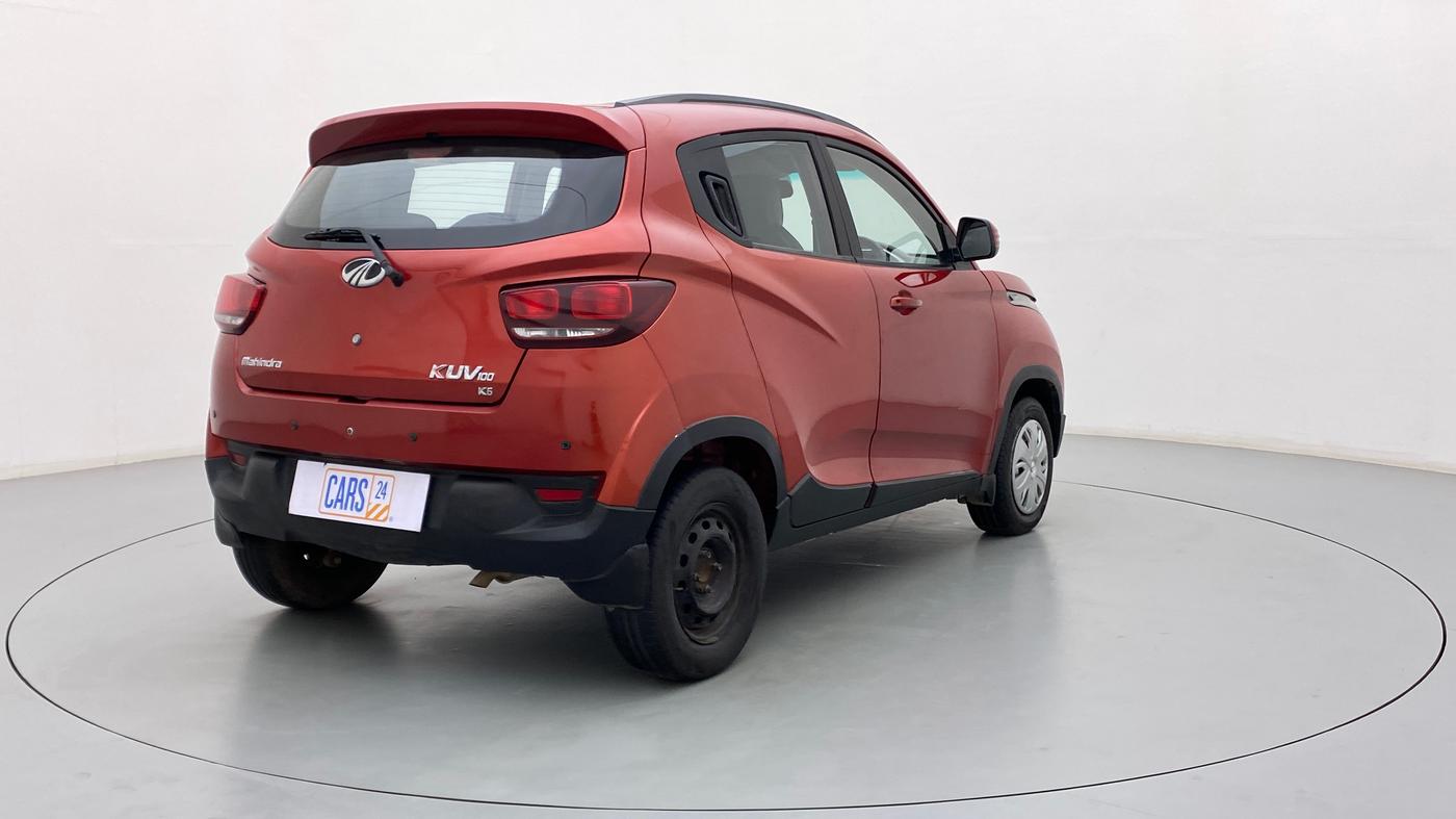 2016 Mahindra Kuv100 K6 D 6 STR, Diesel, Manual, 87,242 km, Right Back Diagonal
