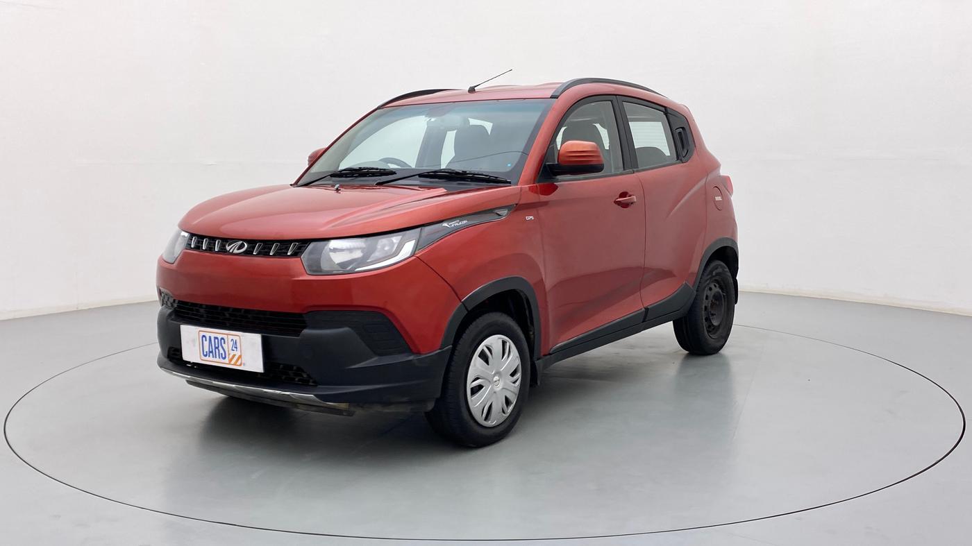 2016 Mahindra Kuv100 K6 D 6 STR, Diesel, Manual, 87,242 km, Left Front Diagonal