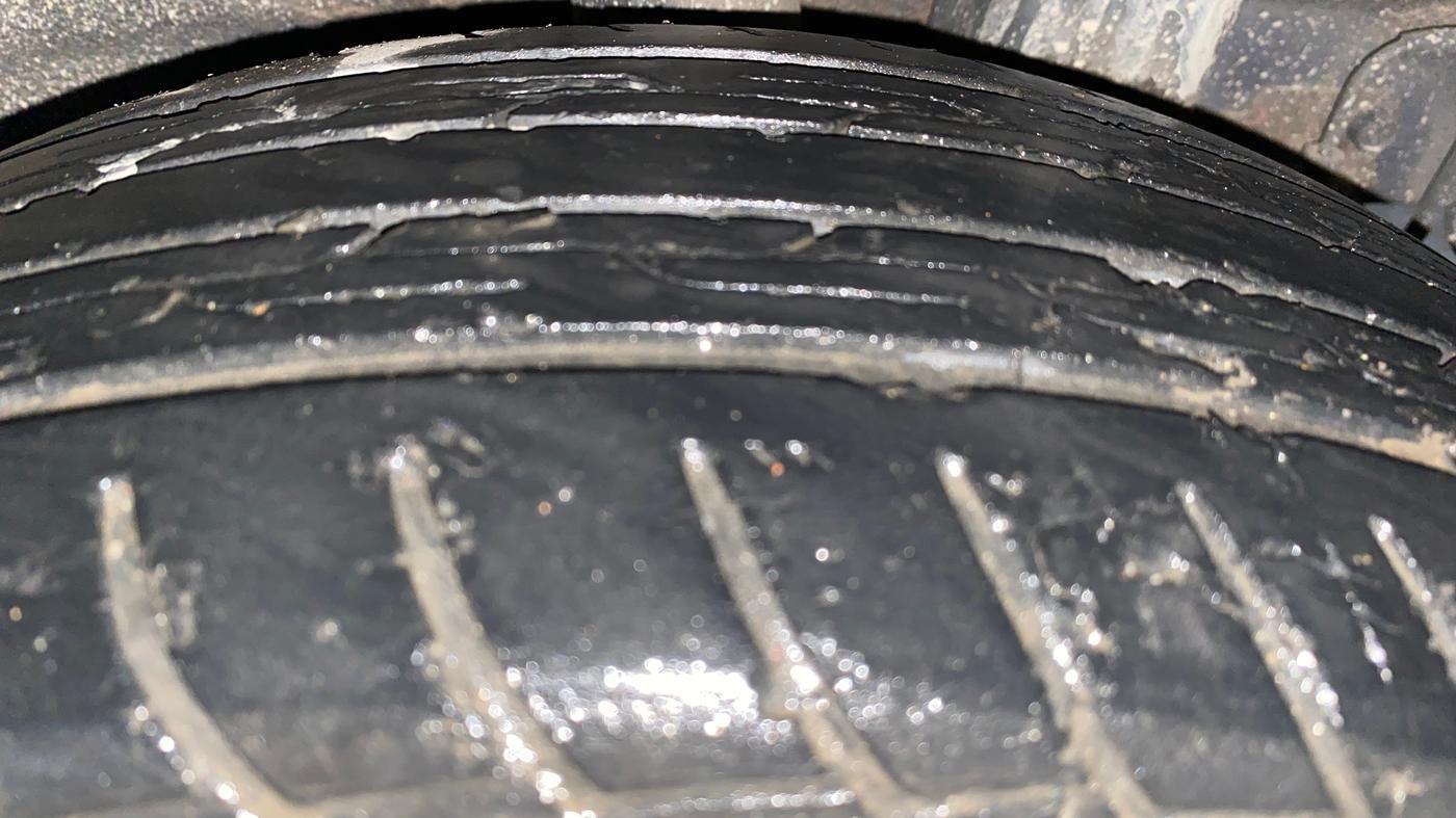 2015 Hyundai Xcent S 1.2, Petrol, Manual, 81,636 km, Left Rear Tyre Tread