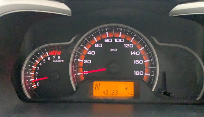 2017 Maruti Alto K10 VXI AMT, Petrol, Automatic, 43,123 km, Odometer Image