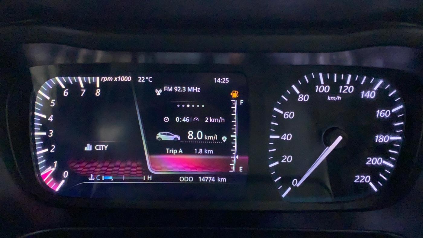 2020 Tata ALTROZ XZ 1.2, Petrol, Manual, 14,826 km, Odometer Image