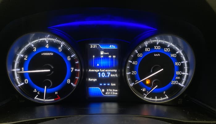 2021 Maruti Baleno ZETA PETROL 1.2, Petrol, Manual, 45,082 km, Odometer Image