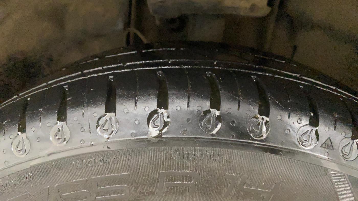 2025 Tata Tiago XZA iCNG, CNG, Automatic, 21,051 km, Left Front Tyre Tread