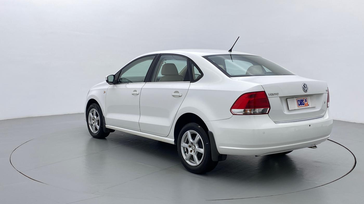 2014 Volkswagen Vento HIGHLINE DIESEL, Diesel, Manual, 1,05,831 km, Left Back Diagonal