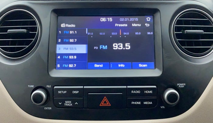 2018 Hyundai Grand i10 SPORTZ AT 1.2 KAPPA VTVT, Petrol, Automatic, 22,456 km, Infotainment System