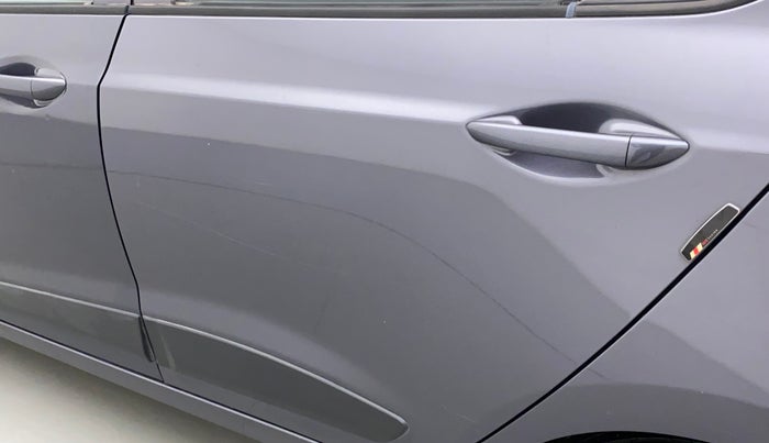 2018 Hyundai Grand i10 SPORTZ AT 1.2 KAPPA VTVT, Petrol, Automatic, 22,456 km, Rear left door - Minor scratches