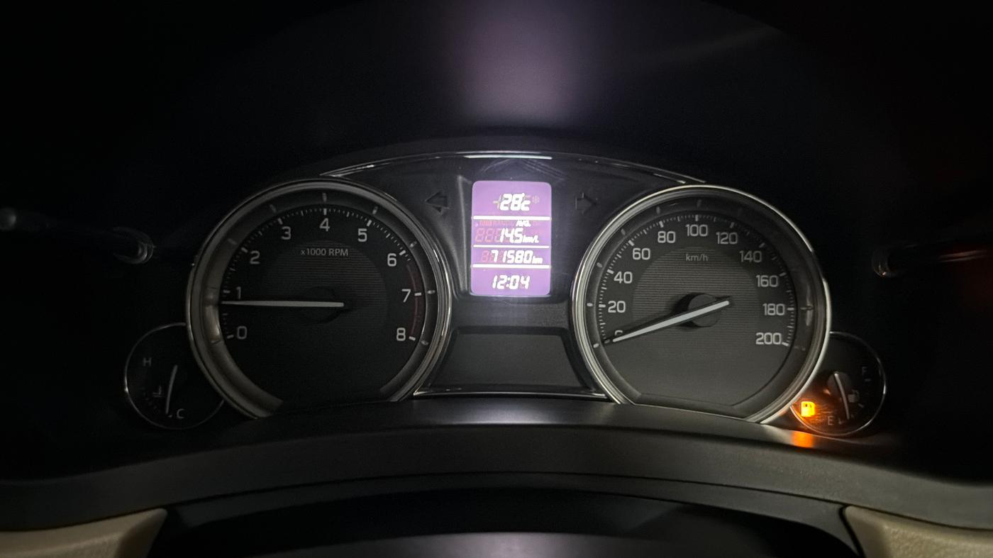 2017 Maruti Ciaz ALPHA 1.4 PETROL, Petrol, Manual, 71,580 km, Odometer Image