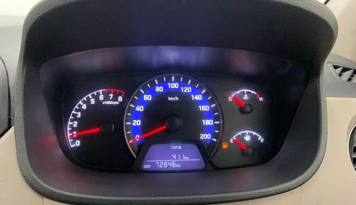 2015 Hyundai Xcent S 1.2, Petrol, Manual, 72,845 km, Odometer Image