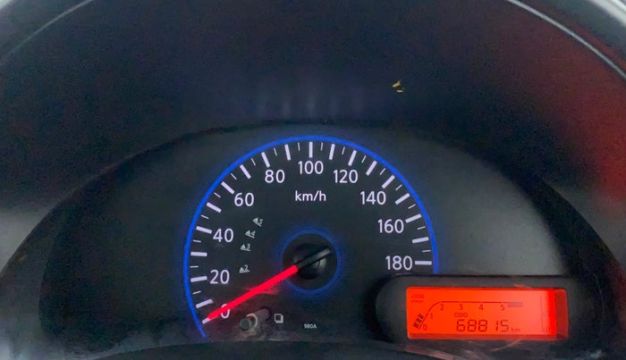2017 Datsun Go T, Petrol, Manual, 68,815 km, Odometer Image