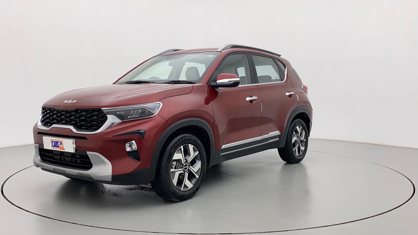 2023 KIA SONET HTX 1.0 DCT, Petrol, Automatic, 747 km, Left Front Diagonal