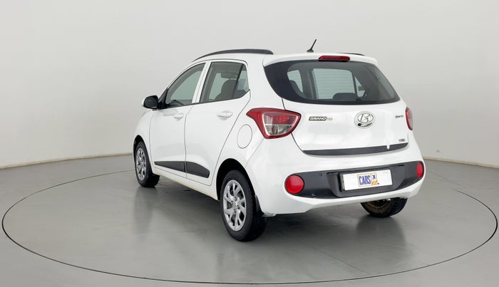 2017 Hyundai Grand i10 SPORTZ (O) 1.2 KAPPA VTVT, Petrol, Manual, 50,446 km, Left Back Diagonal