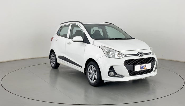 2017 Hyundai Grand i10 SPORTZ (O) 1.2 KAPPA VTVT, Petrol, Manual, 50,446 km, Right Front Diagonal