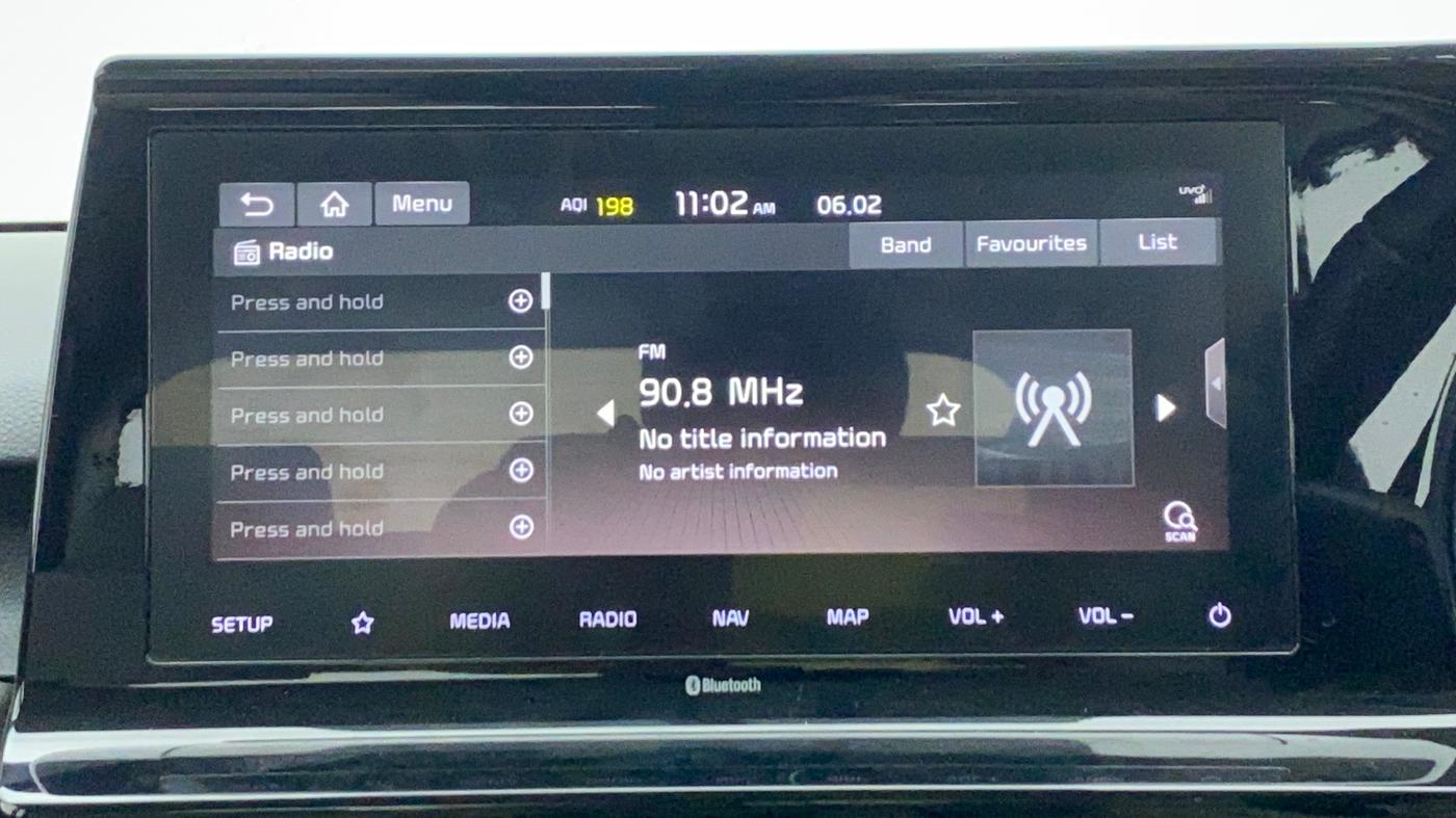 2020 KIA SELTOS HTX 1.5 PETROL MT, Petrol, Manual, 26,517 km, Infotainment System