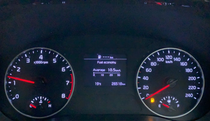 2020 KIA SELTOS HTX 1.5 PETROL MT, Petrol, Manual, 26,517 km, Odometer Image