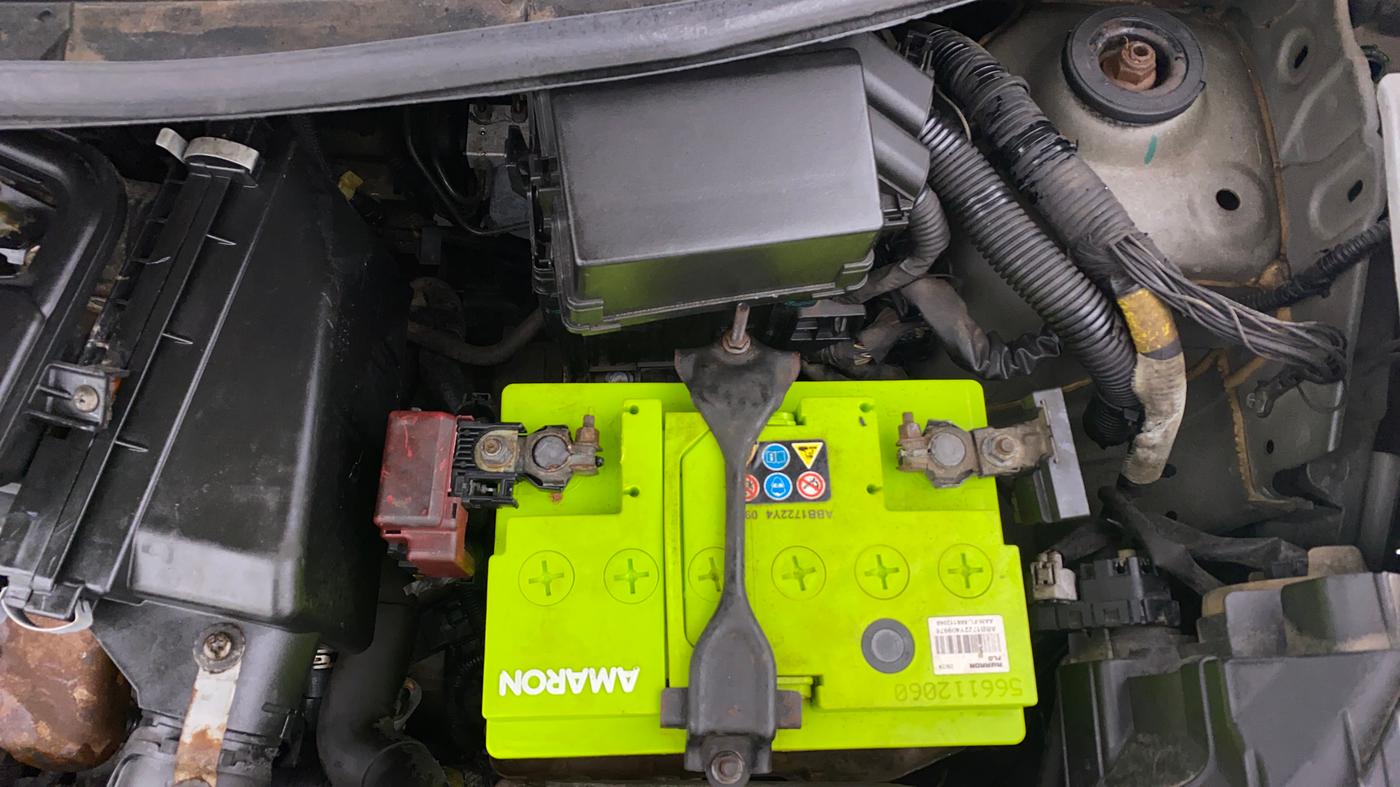 2014 Nissan Micra XV CVT, Petrol, Automatic, 50,000 km, Engine View - Left