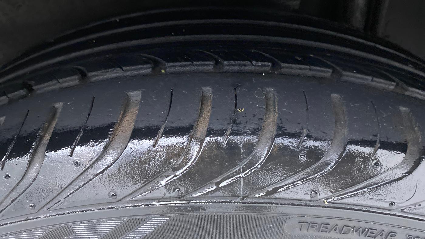 2014 Nissan Micra XV CVT, Petrol, Automatic, 49,470 km, Left Rear Tyre Tread