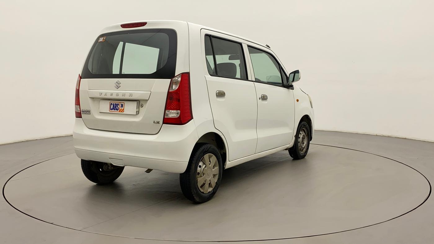 2011 Maruti Wagon R 1.0 LX, Petrol, Manual, 93,539 km, Right Back Diagonal