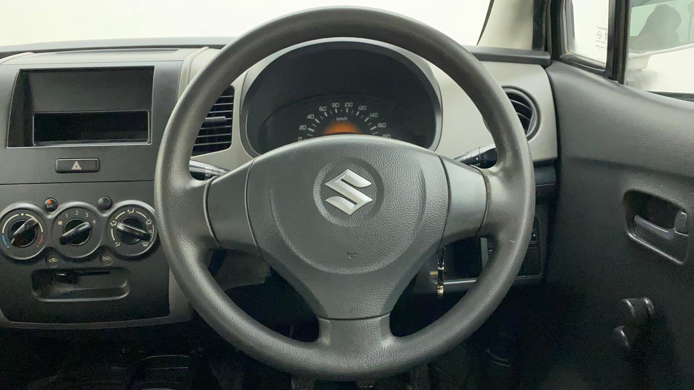 2011 Maruti Wagon R 1.0 LX, Petrol, Manual, 93,539 km, Steering Wheel Close Up