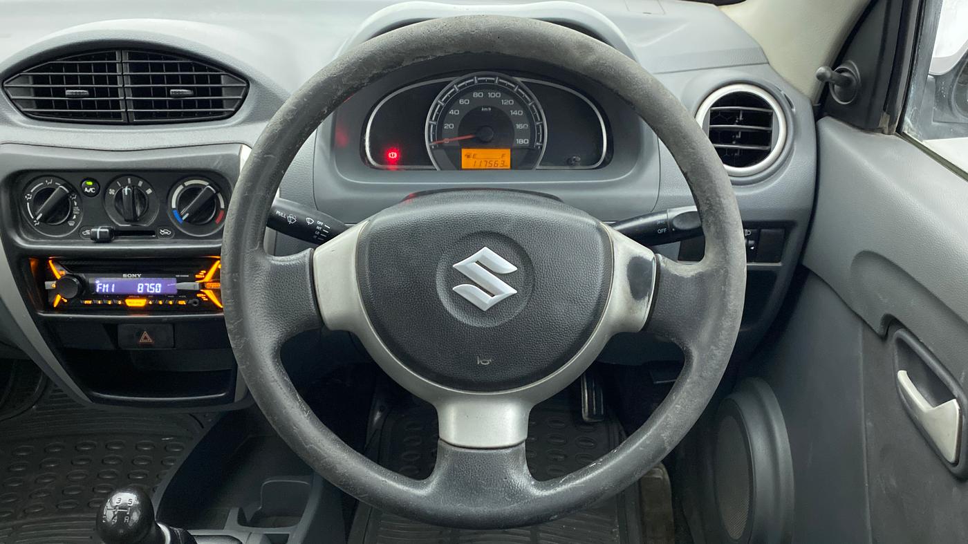 2015 Maruti Alto 800 LXI, Petrol, Manual, 1,17,562 km, Steering Wheel Close Up