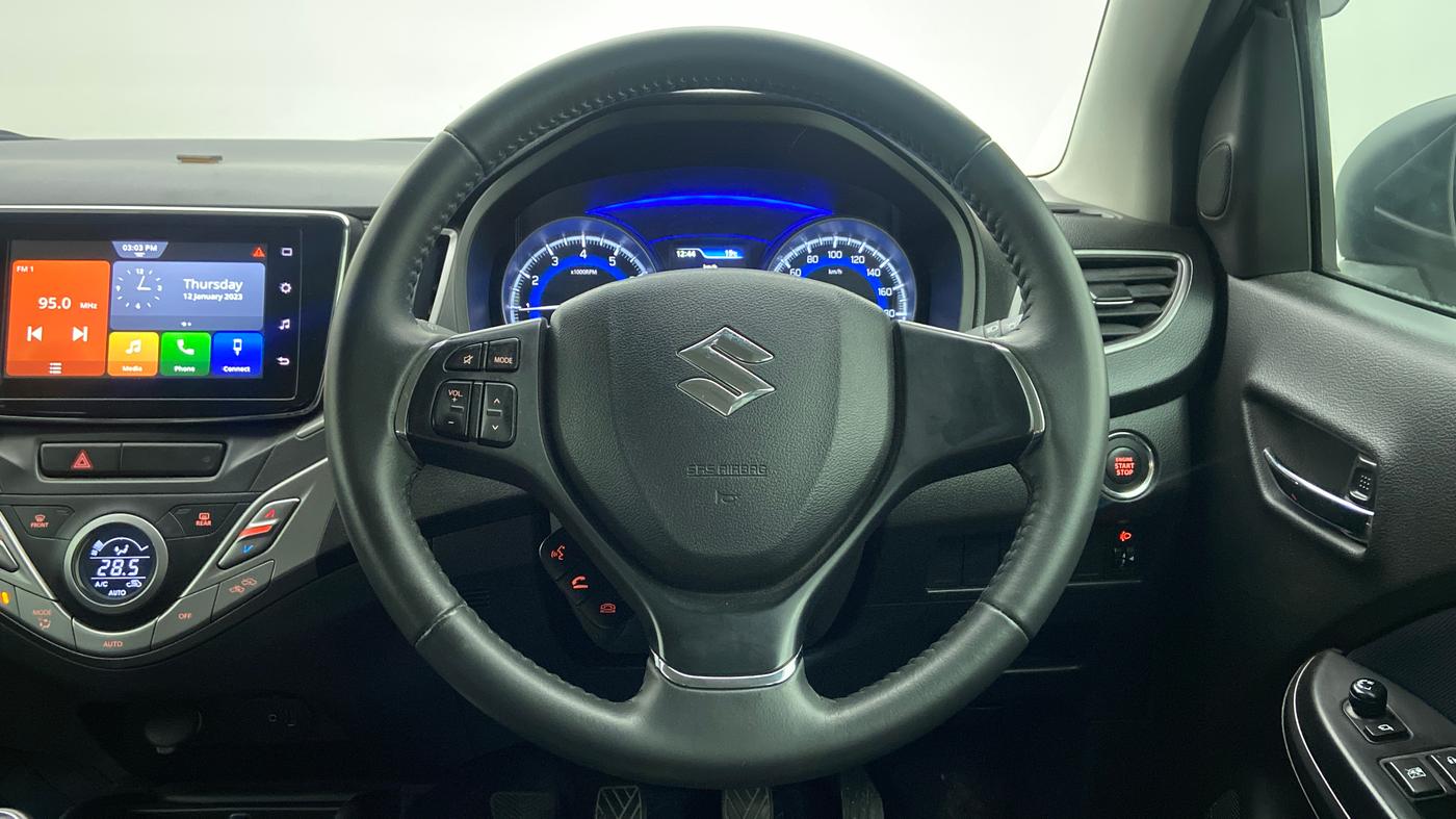2020 Maruti Baleno ALPHA PETROL 1.2, Petrol, Manual, 10,869 km, Steering Wheel Close Up