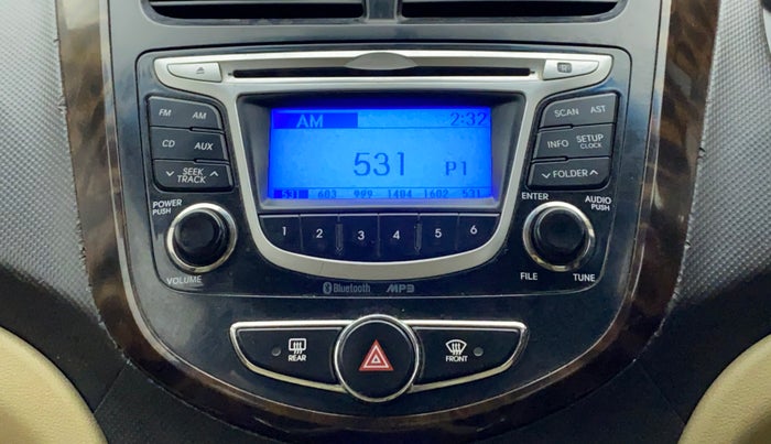 2014 Hyundai Verna FLUIDIC 1.6 VTVT SX, Petrol, Manual, 94,348 km, Infotainment System