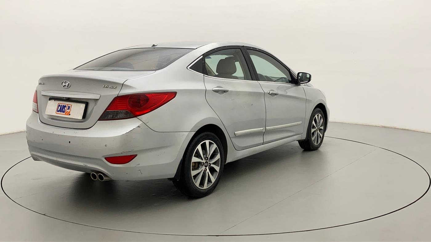2014 Hyundai Verna FLUIDIC 1.6 VTVT SX, Petrol, Manual, 94,348 km, Right Back Diagonal